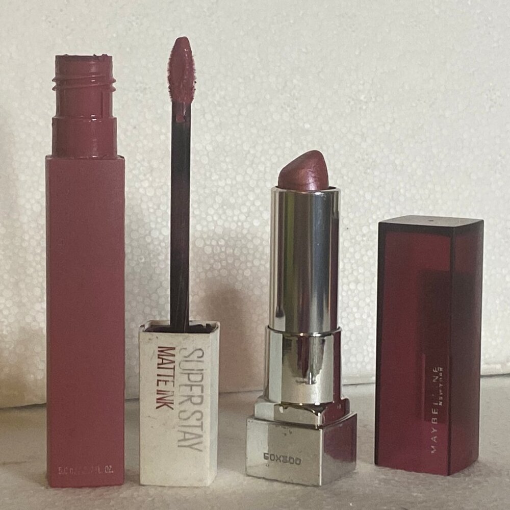 Bundle Maybelline Dark Pink Lipstick Duo